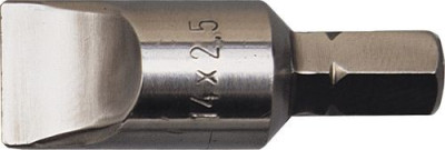 3/8x1.5/8' SLOT S/DVR BIT 5/16' HEX STD