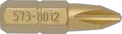 No.1 C/PT TITANIUM SCREWDRIVER BIT 1/4' HEX STD