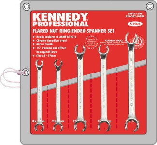 8-17mm PROF FLARE NUT SPANNER SET