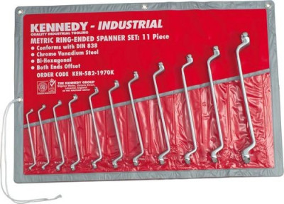 6-32mm C/VANADIUM RING SPANNER SET 11PC